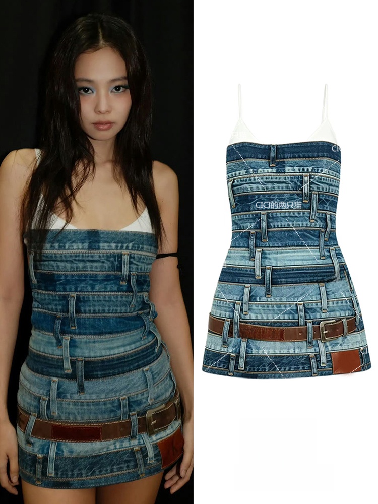 Ethnic Clothing & Online Fashion Store Khaadi Pk - Jennie Multi-Bow Tie Denim Backless Tube