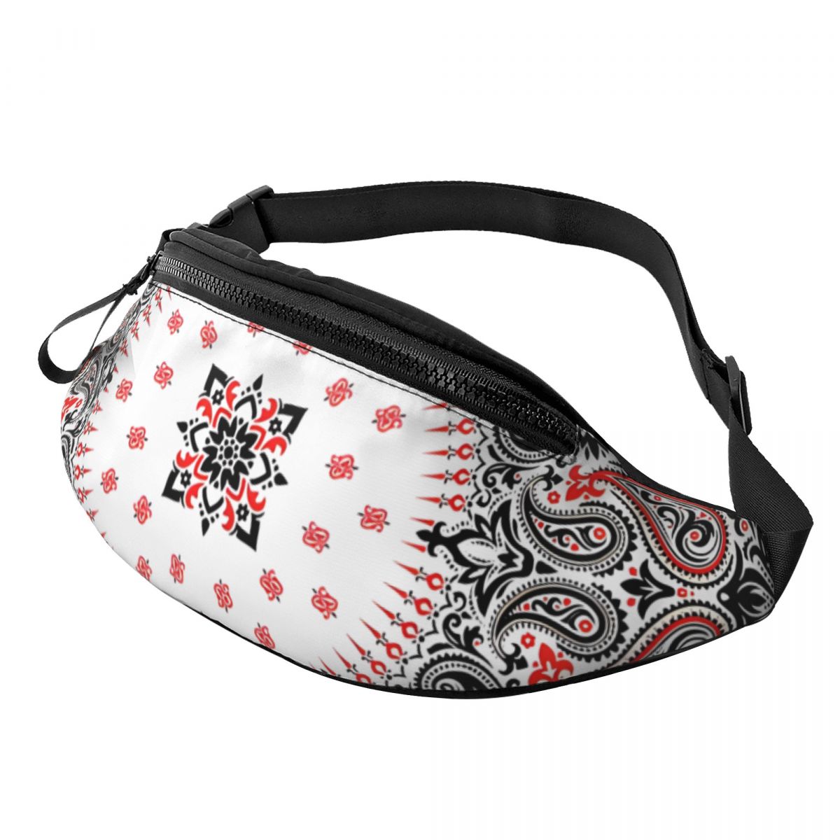 Ethnic Fashion For Men - Custom Classic Paisley Ethnic Floral Fanny