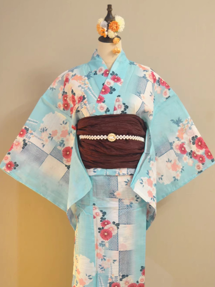 Ethnic Clothing & Online Fashion Store Khaadi Pk - Traditional Yukata Kimono Cotton Linen Material