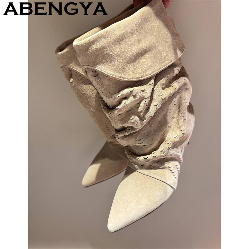 Women's Mid Calf Short Boots 2 - Ethnic Fashion 评论和价格