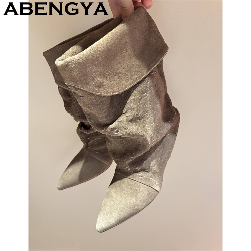 Women's Mid Calf Short Boots 2 - Ethnic Fashion 评论和价格