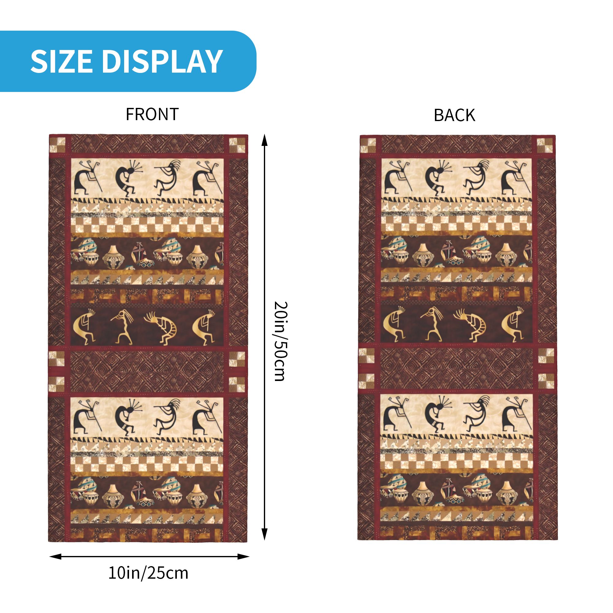 Custom Kokopelli Winter Headba - Ethnic Fashion For Men 评论和价格