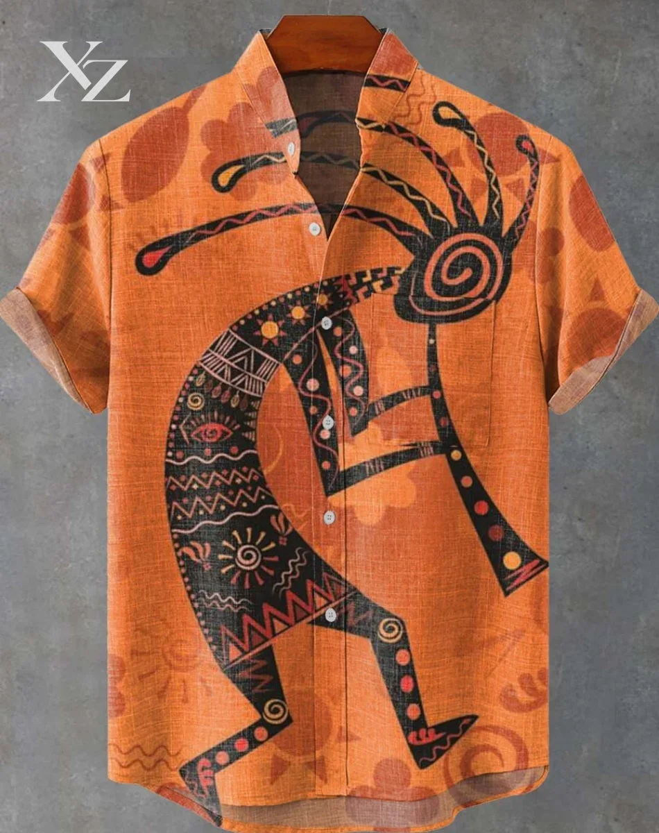 New Men's Linen Trendy Casual  - Ethnic Fast Fashion 评论和价格