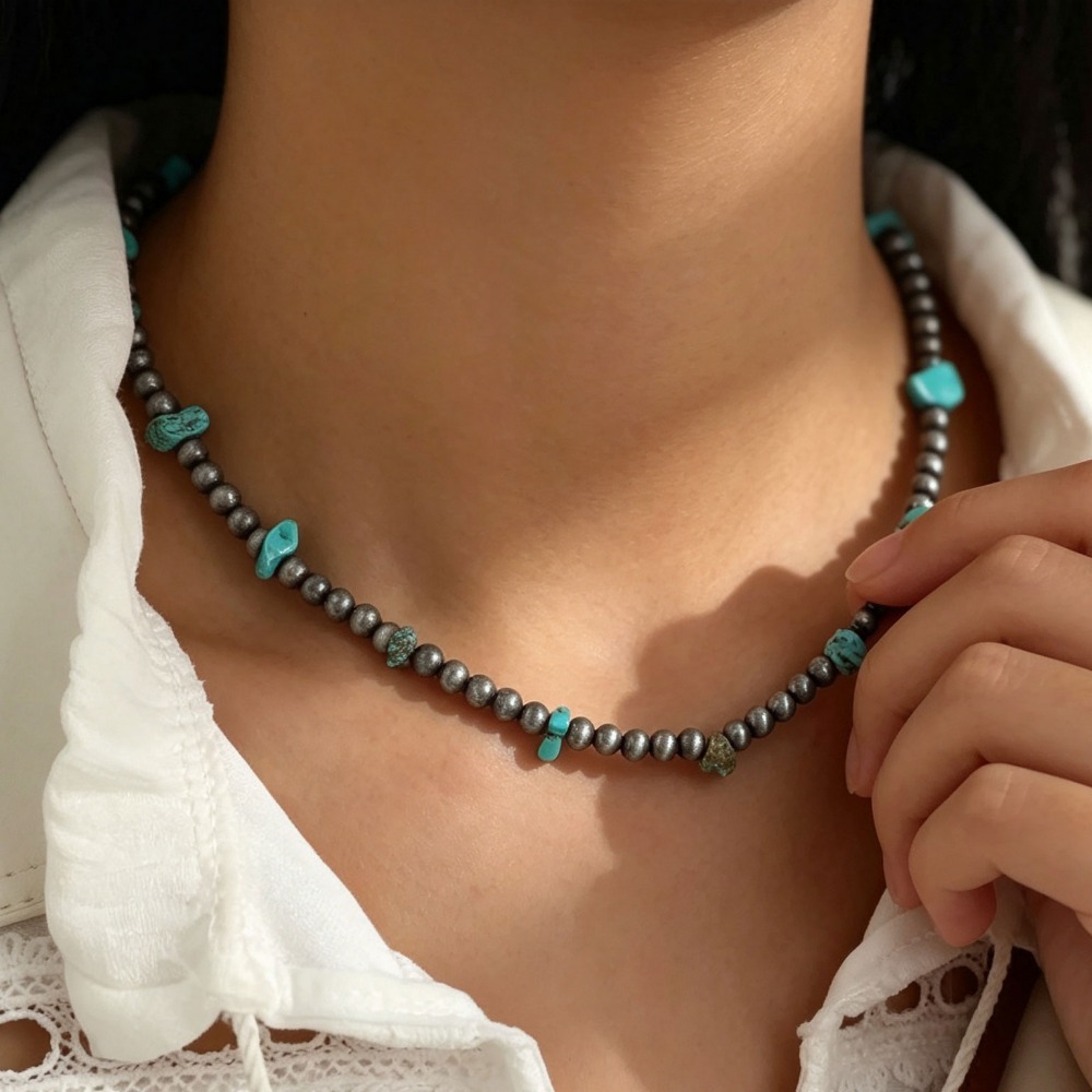 Men Bohemian Ethnic Beaded Nec - Fashion Ethnic Wear For Men 评论和价格
