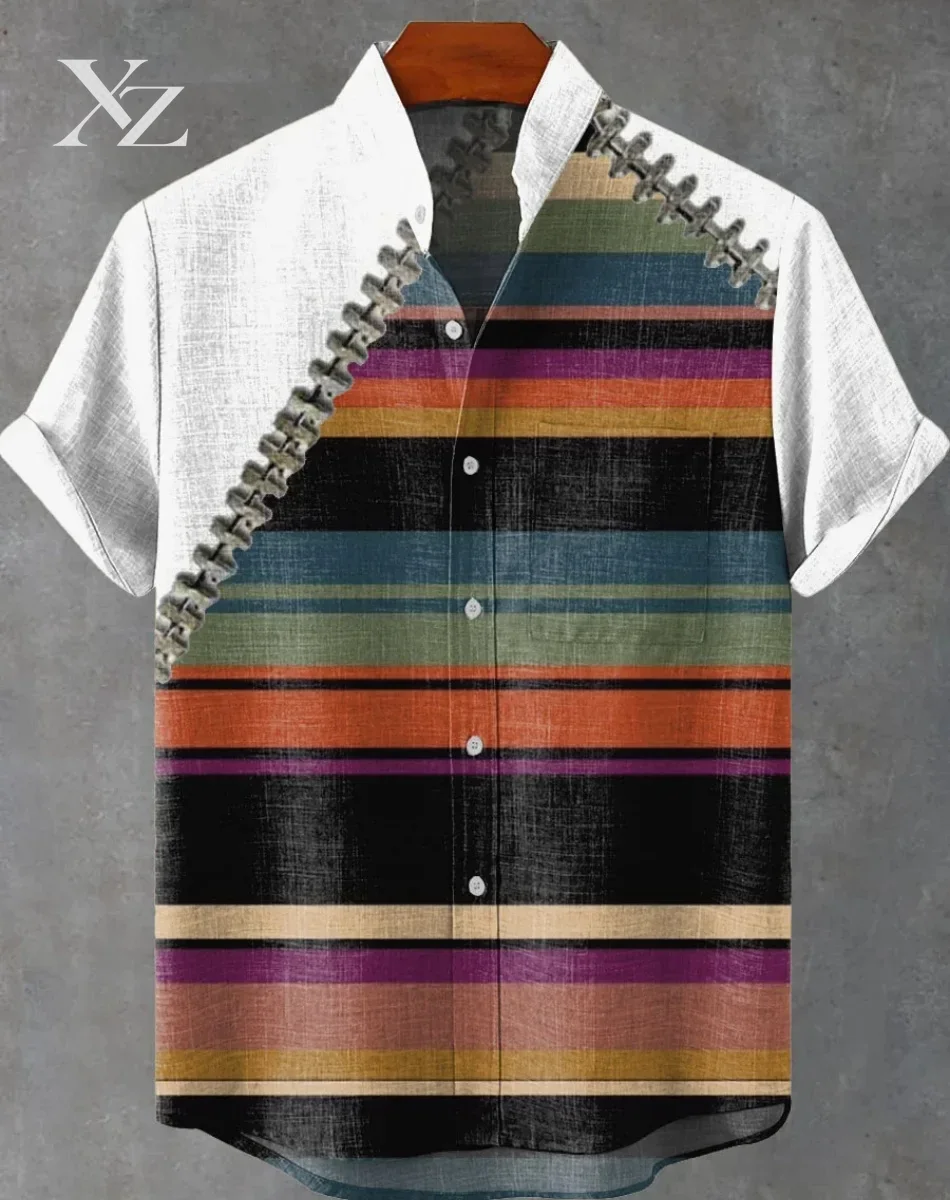 Retro Ethnic Pattern Shirt Sum - Ethnic Fast Fashion 评论和价格