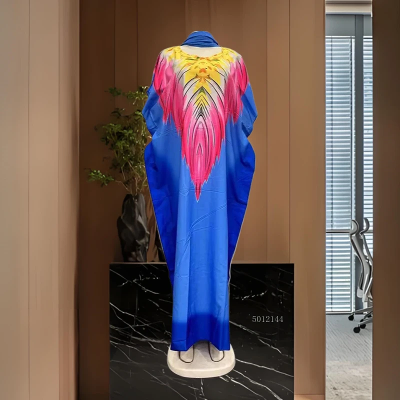 Elegant Floral Cotton Abaya Wo - Abaya Modest Wear 评论和价格