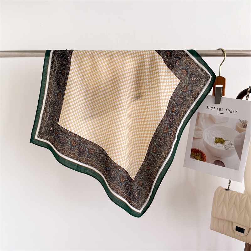 Scarf Women Checkerboard Hound - Ethnic Boho Fashion 评论和价格
