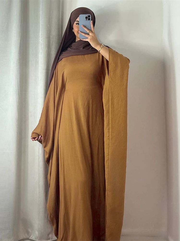 Ramadan Eid Soft Crepe Khimar  - Abaya Modest Wear 评论和价格