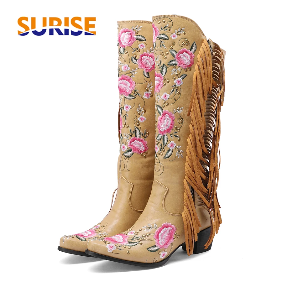 Fashion Embroidery Flower West - Ethnic Fashion 评论和价格