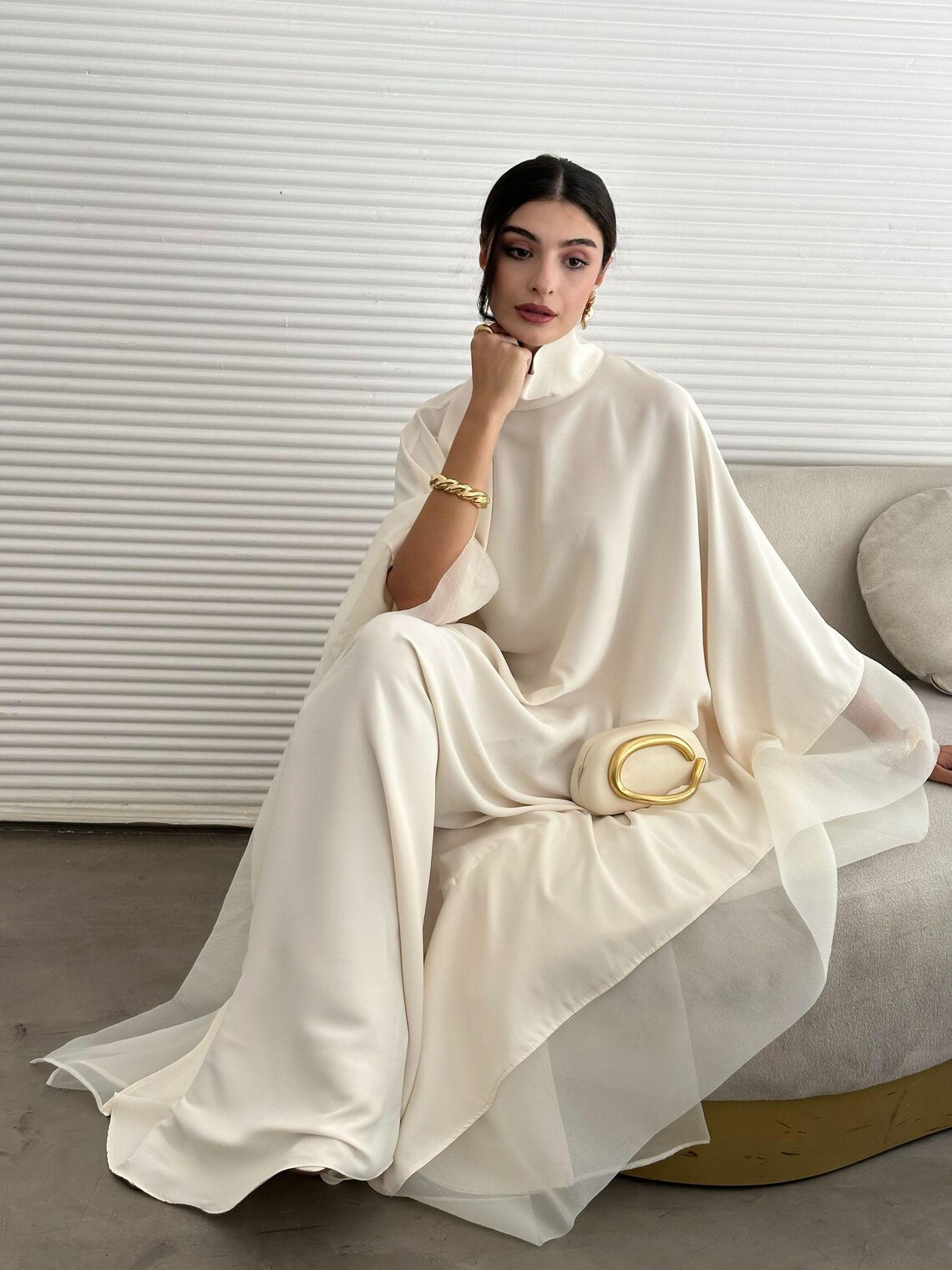 Muslim Women Abaya High Neck T - Abaya Modest Wear 评论和价格