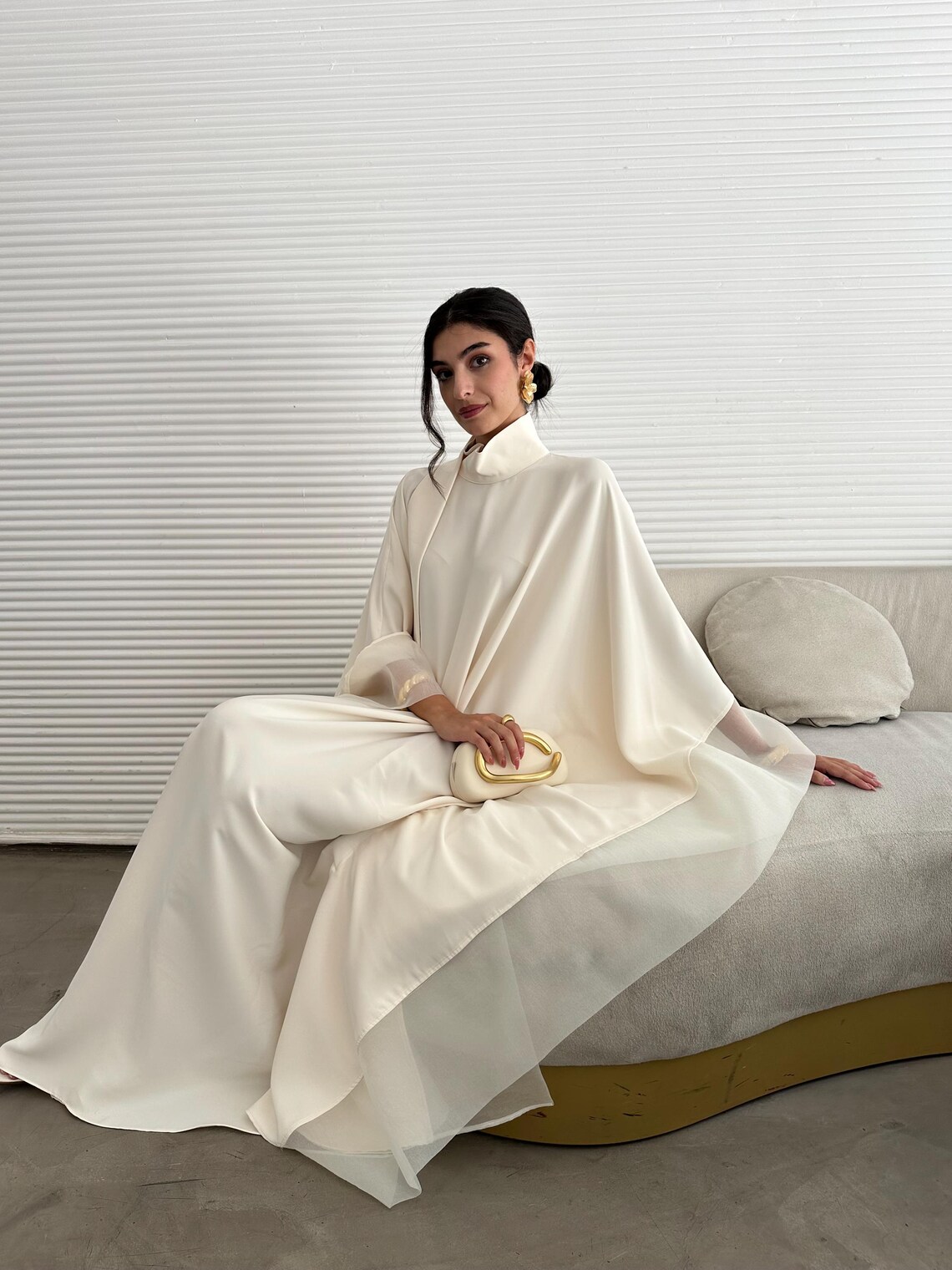Muslim Women Abaya High Neck T - Abaya Modest Wear 评论和价格