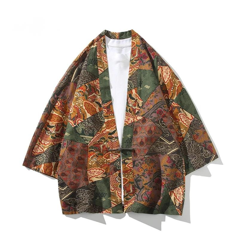 Ethnic Style Print Yukata Men  - Ethnic Fashion 评论和价格